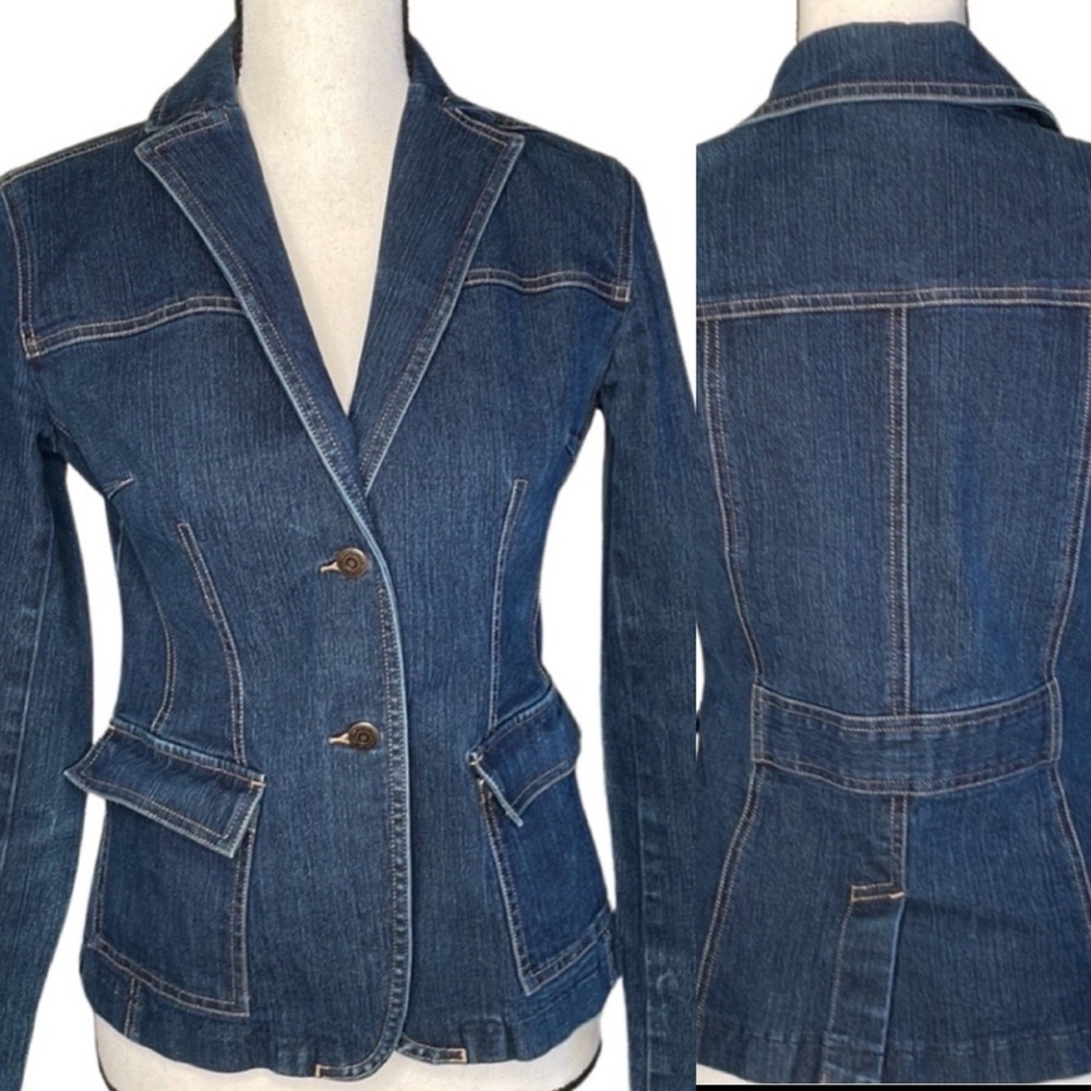 LOFT Blue Jean Jacket